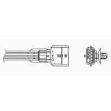 Ламбда-сонда за автомобил Dachia LOGAN от 2004 OEM-133603117V