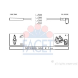 Комплект запалителеи кабели за автомобил Dachia LOGAN от 2004 OEM-4725202209V