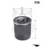 Филтър маслен за автомобил Dachia LOGAN от 2004 OEM-ELH4391V