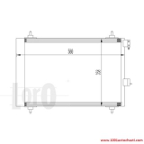 V0090160009CXP Радиатор климатик за автомобил Citroen Picaso oт 1999