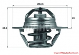 TH5110.89J Термостат 89C с гарнитура Citroen ZX Renault Volvo