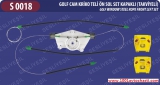 VCY-297 Ремонтен комплект стъклоподемник преден ляв Golf IV BORA