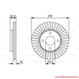 V0986479R6400694FF Спирачен диск за Форд FOCUS от 1998 до 2004 г.