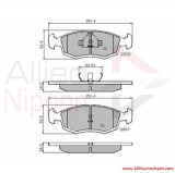 VADB0201FP Накладки предни zа FIAT PALIO от 1996 до 2002г.