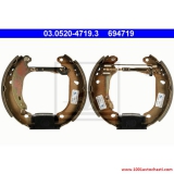 V0305204719303117DS Комплект спирачна челюст за автомобил Dacia Sandero от 2008 г.