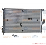 V8MK376787341DS Радиатор воден за автомобил Dacia Sandero от 2008 г.