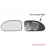 V185886103117FF Стъкло на огледало, външно огледало за Форд FOCUS от 1998 до 2004 г.