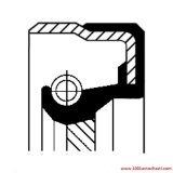 V01027959BB395 Семеринг 39.1x55.2x8 acm за автомобил BMW E36 95 до 99 г