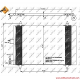 V3541400694CXP Радиатор климатик за автомобил Citroen Picaso oт 1999