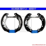 V03052050173DS Накладки задни за автомобил Dacia Sandero от 2008 г.