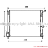 VRT2476DS Радиатор воден за автомобил Dacia Sandero от 2008 г.