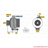V0986080230FF Алтернатор за Форд FOCUS от 1998 до 2004 г.
