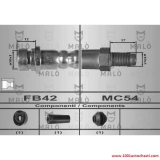 V80267FF Маркуч спирачен заден ляв/десен за Форд FOCUS от 1998 до 2004 г.