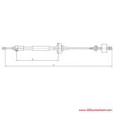 V58013900DS Жило за съединител за автомобил Dacia Sandero от 2008 г.