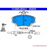 V1304602834200694DS Накладки дискови за автомобил Dacia Sandero от 2008 г.